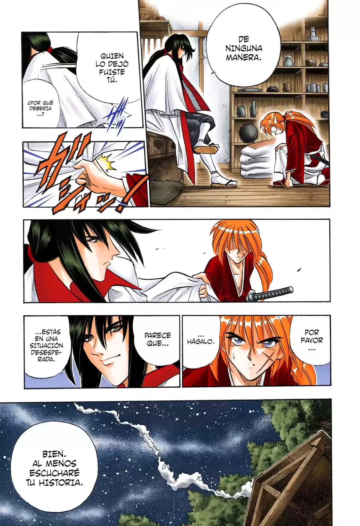 Rurouni Kenshin Full Color Capitulo 84: Entrenamiento del Hiten Mitsurugi página 4