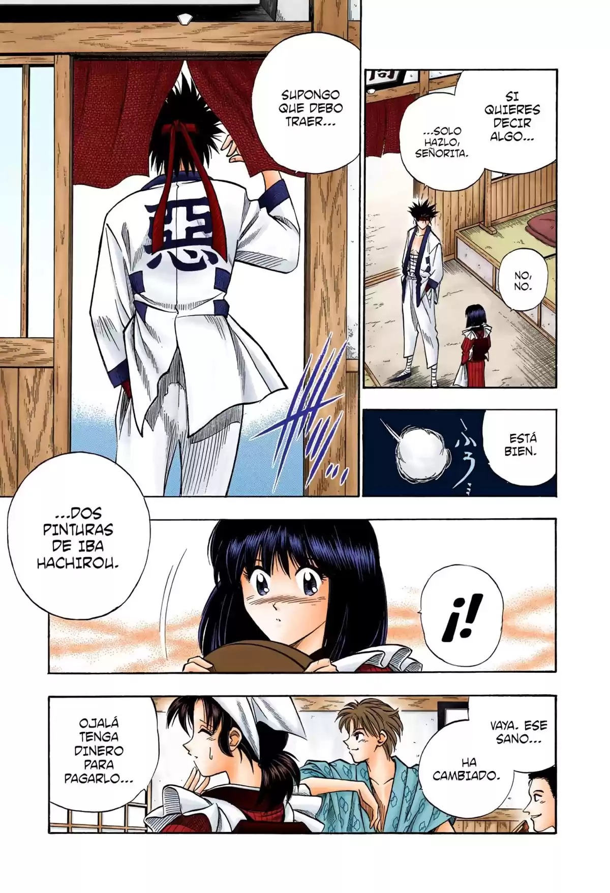 Rurouni Kenshin Full Color Capitulo 45: Historia extra: Sanosuke y las pinturas Nishiki (1) página 5