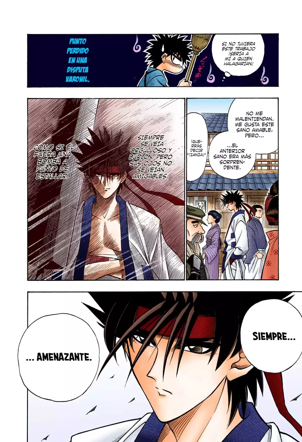 Rurouni Kenshin Full Color Capitulo 45: Historia extra: Sanosuke y las pinturas Nishiki (1) página 6