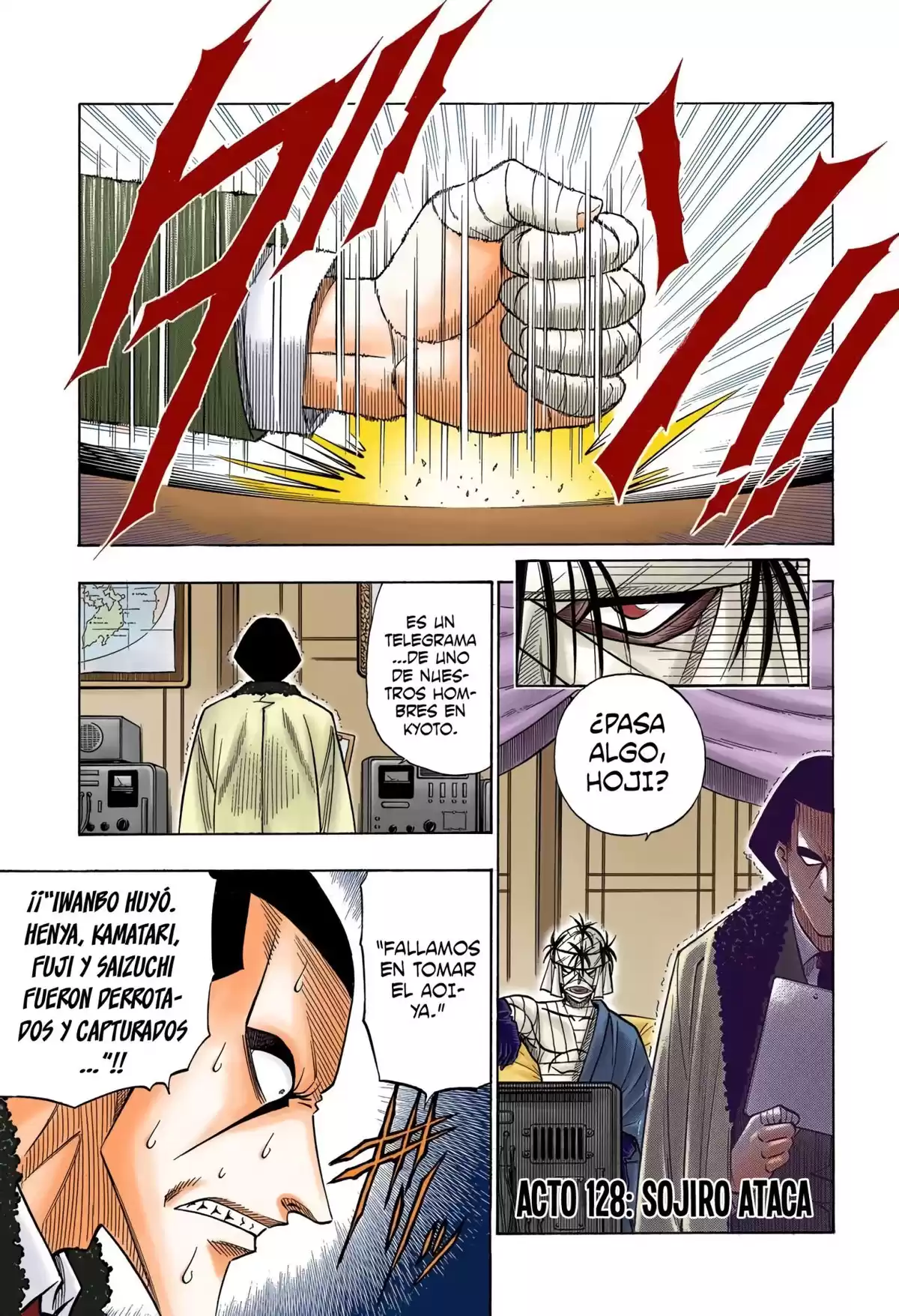 Rurouni Kenshin Full Color Capitulo 128: Sojiro ataca página 2