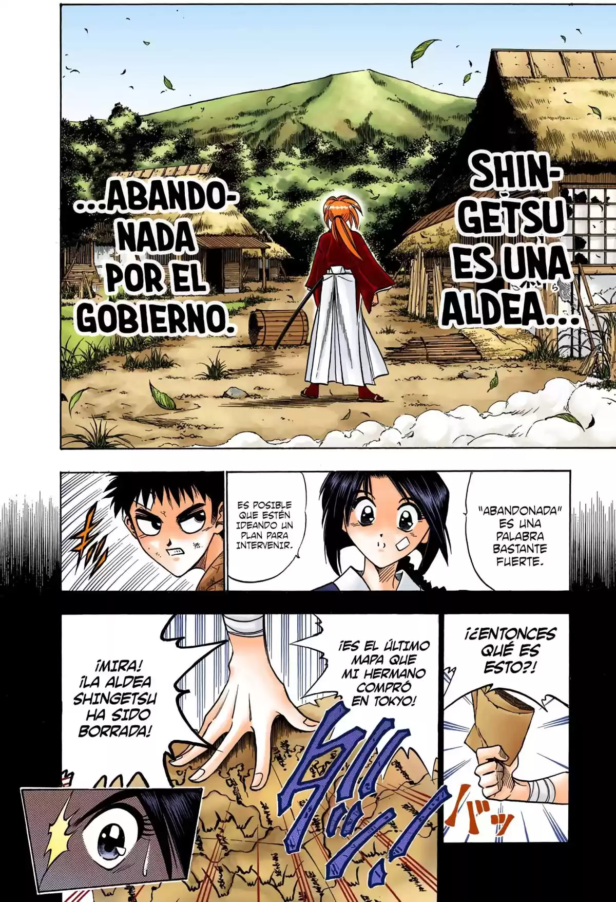 Rurouni Kenshin Full Color Capitulo 66: La aldea abandonada página 6