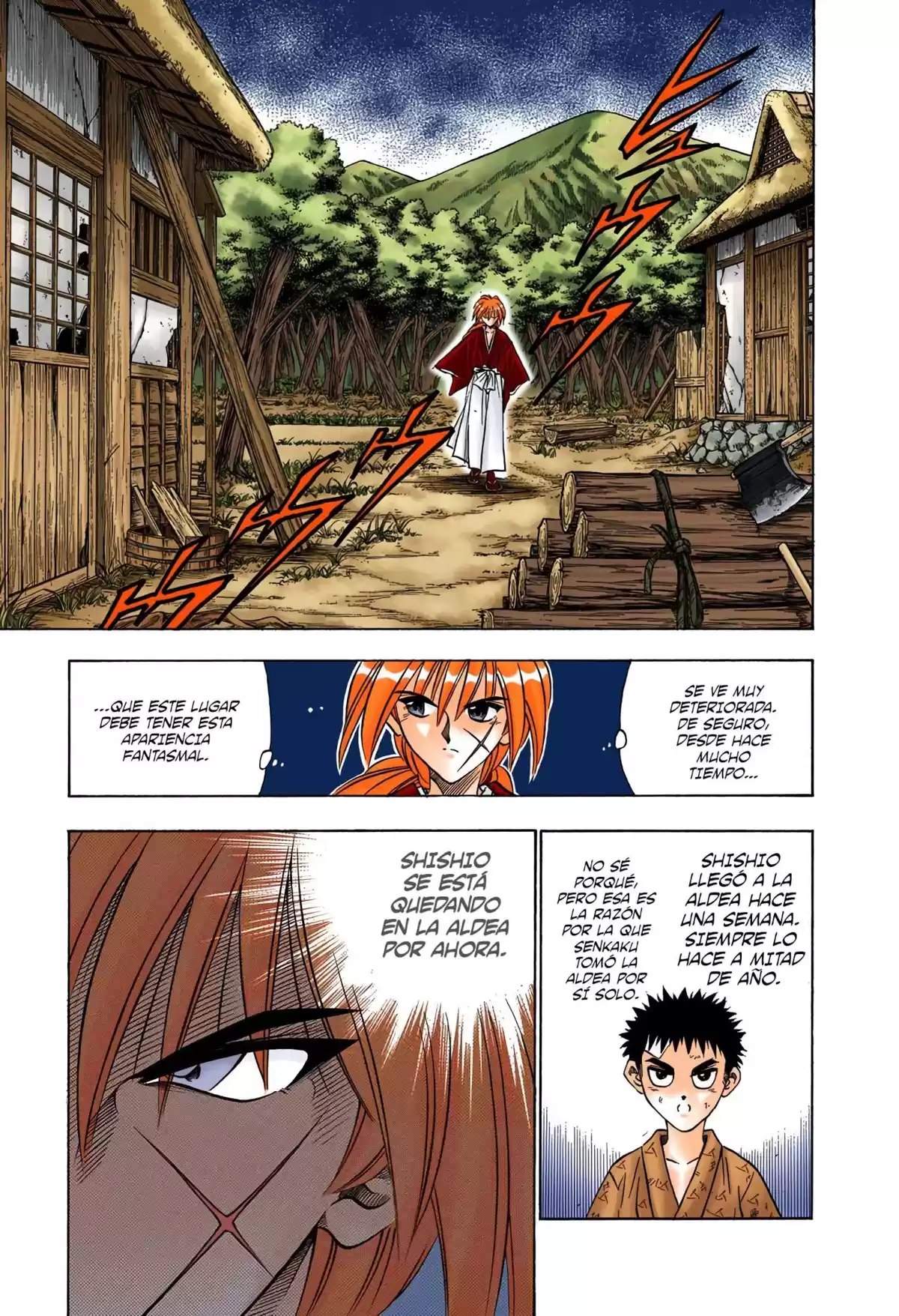 Rurouni Kenshin Full Color Capitulo 66: La aldea abandonada página 9