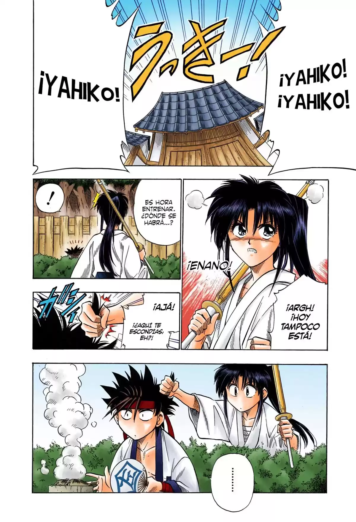 Rurouni Kenshin Full Color Capitulo 31: Historia extra: La batalla de Yahiko (1) página 8