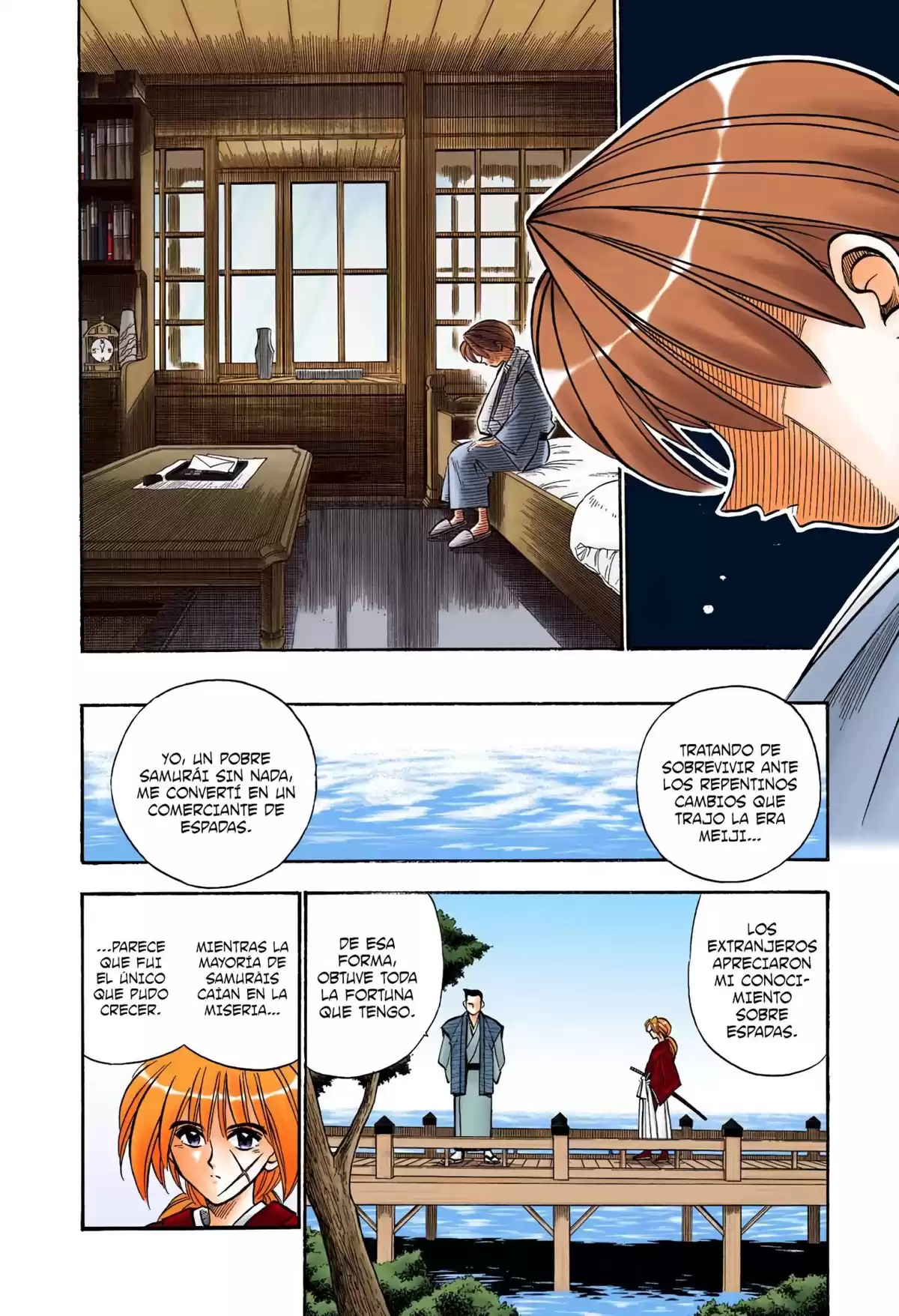 Rurouni Kenshin Full Color Capitulo 44: No hay de qué preocuparse página 4