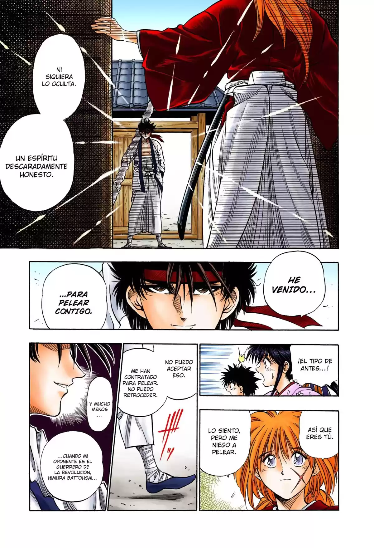 Rurouni Kenshin Full Color Capitulo 6: Enfrentamiento: Sanosuke Sagara página 5