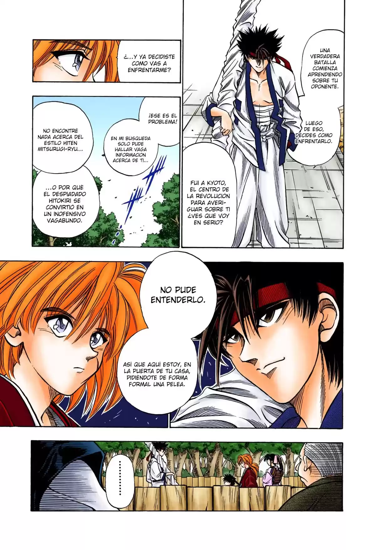 Rurouni Kenshin Full Color Capitulo 6: Enfrentamiento: Sanosuke Sagara página 7