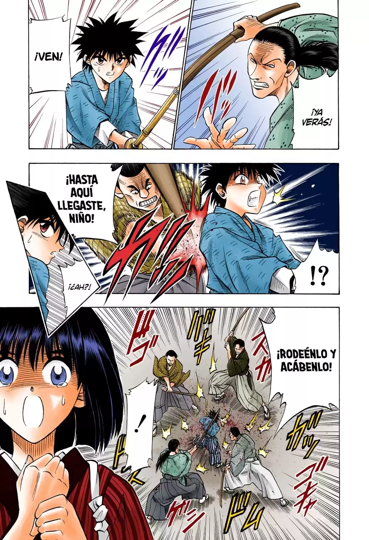 Rurouni Kenshin Full Color Capitulo 32: Historia extra: La batalla de Yahiko (2) página 7