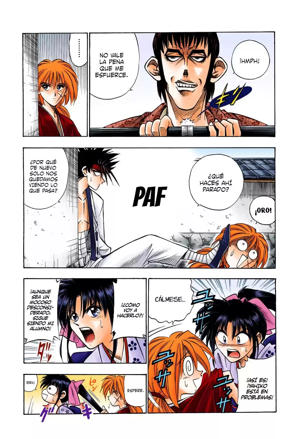 Rurouni Kenshin Full Color Capitulo 32: Historia extra: La batalla de Yahiko (2) página 8