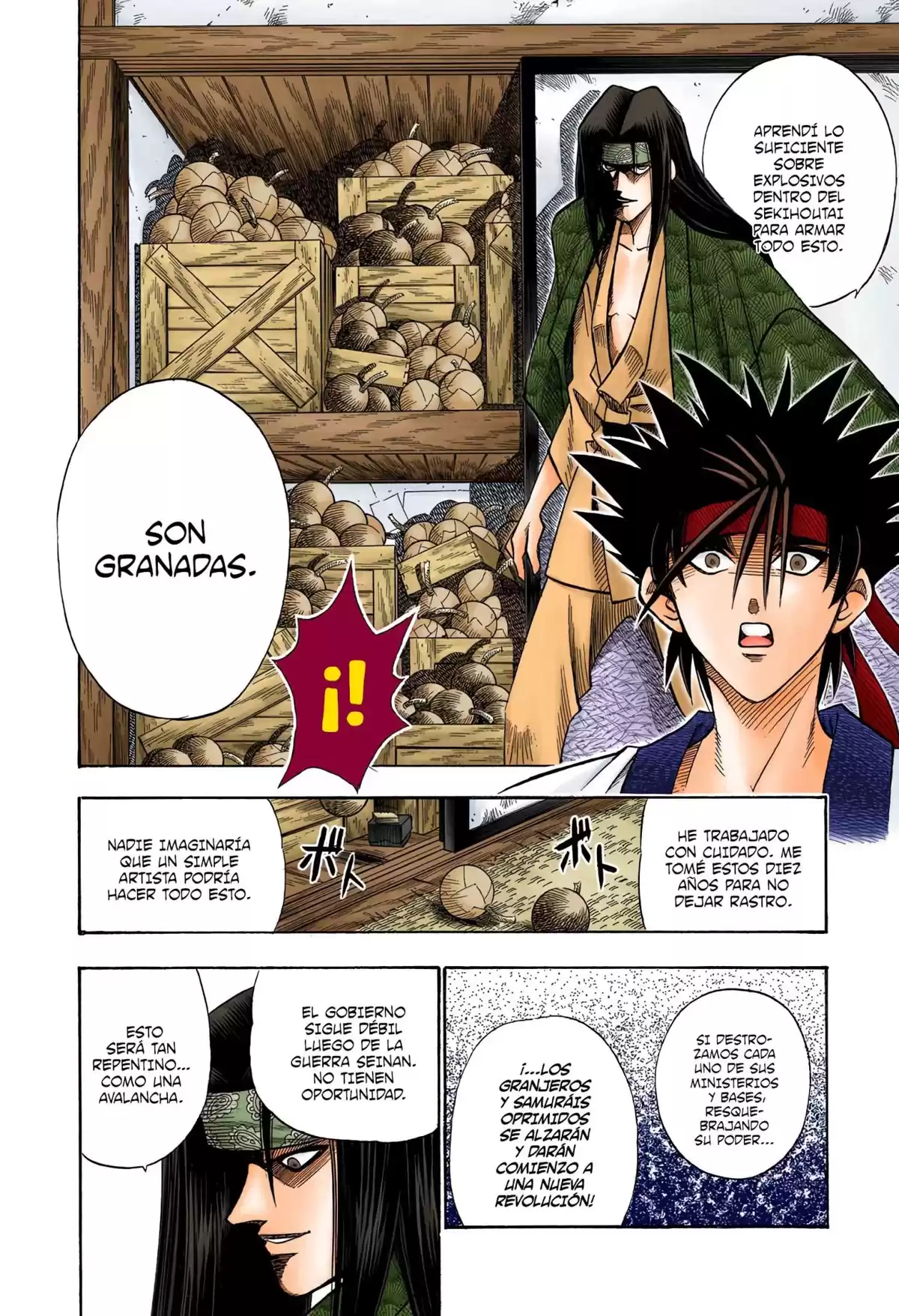 Rurouni Kenshin Full Color Capitulo 46: Historia extra: Sanosuke y las pinturas Nishiki (2) página 4