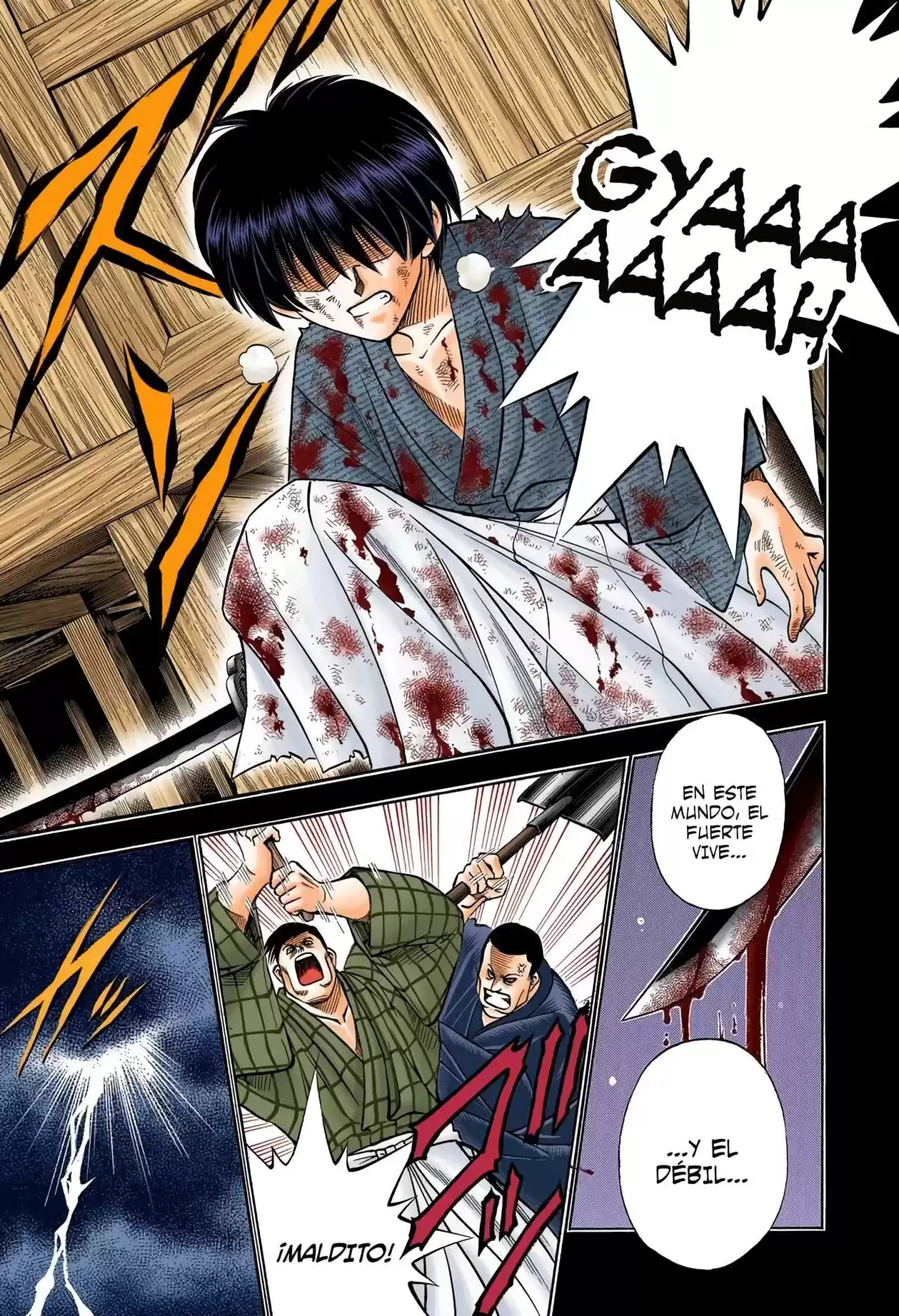 Rurouni Kenshin Full Color Capitulo 132: Historia de Soujiro: Una sonrisa bajo la lluvia página 13