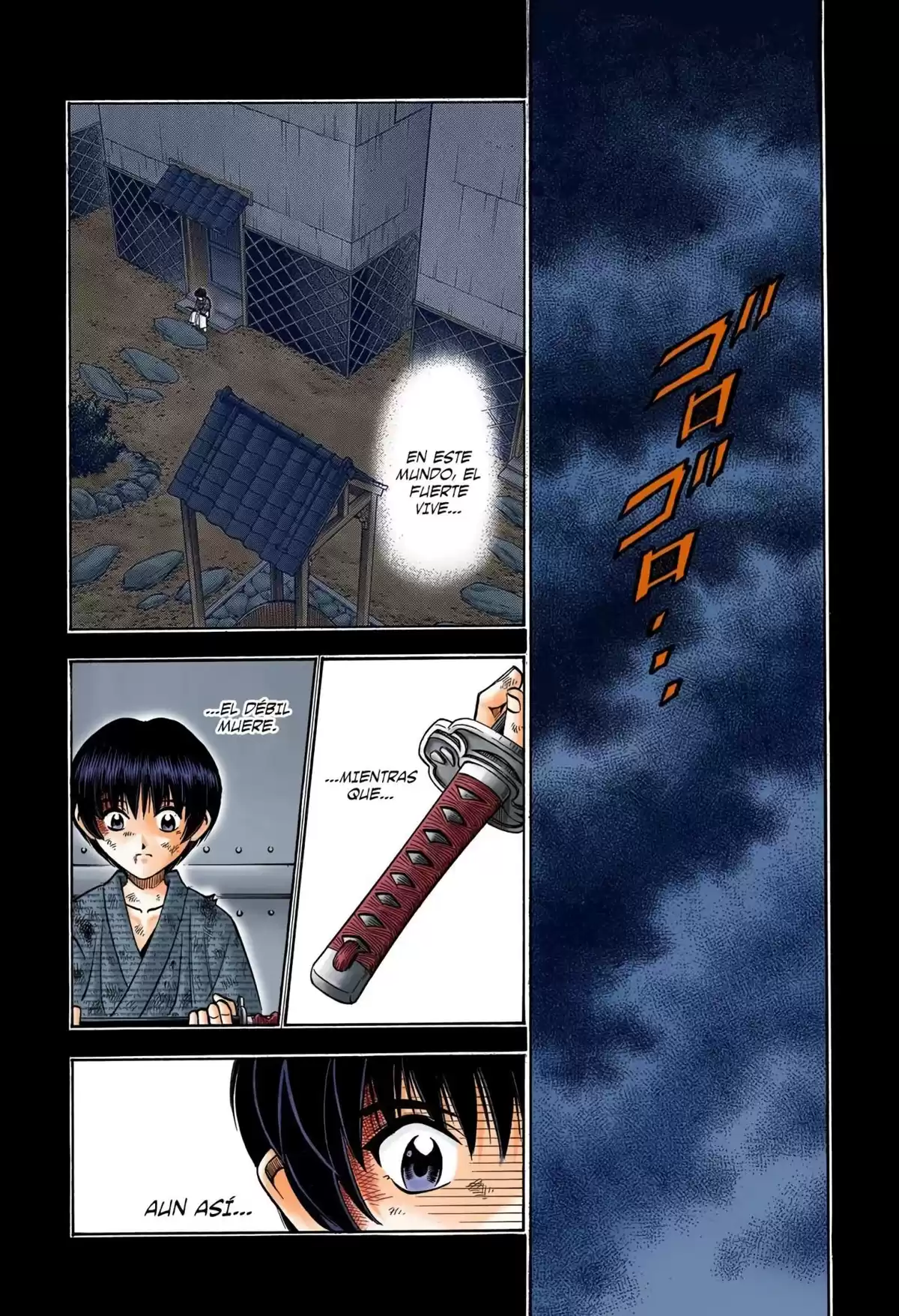 Rurouni Kenshin Full Color Capitulo 132: Historia de Soujiro: Una sonrisa bajo la lluvia página 2