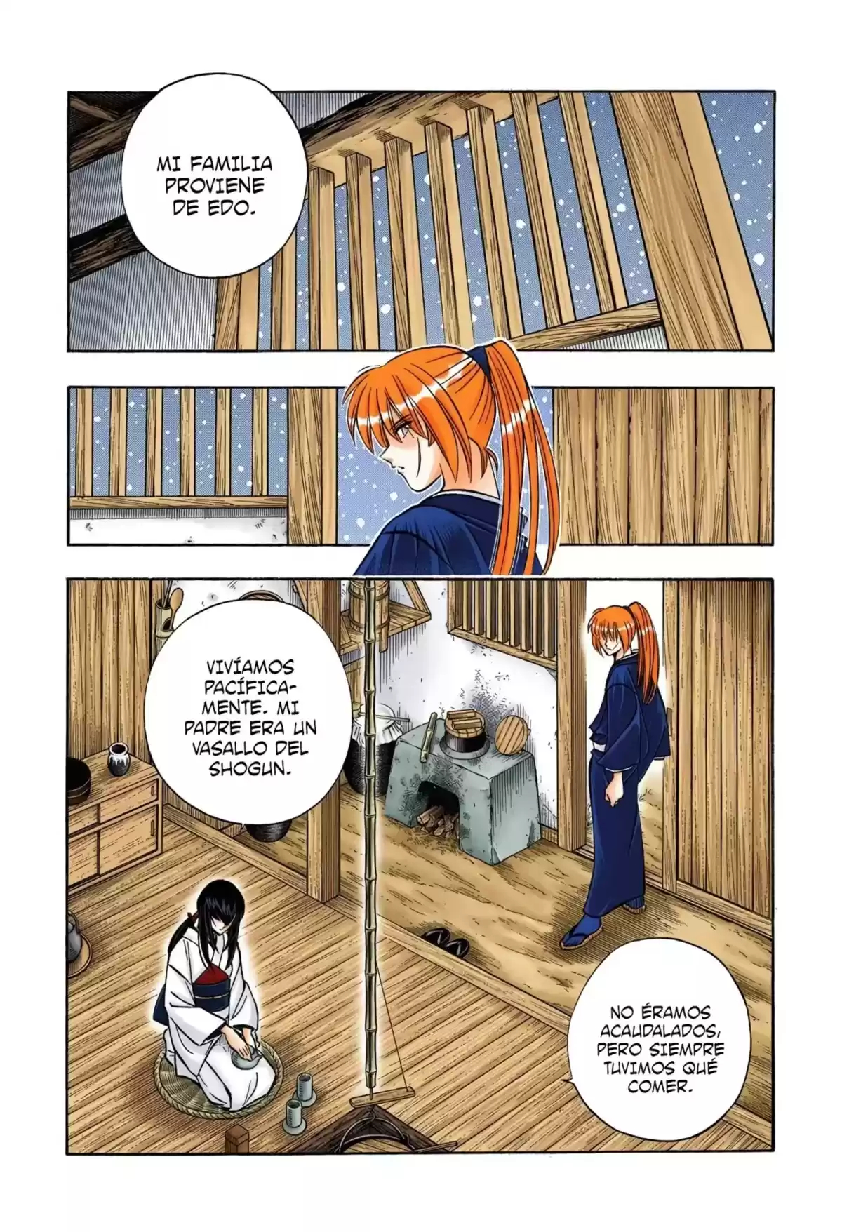 Rurouni Kenshin Full Color Capitulo 174: Remembranzas 9 — Nieve blanca página 3