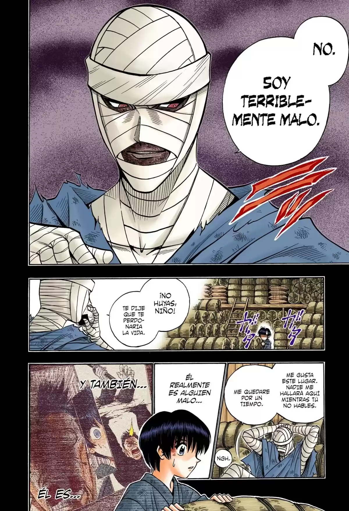 Rurouni Kenshin Full Color Capitulo 131: Historia de Soujiro: Fiesta del trueno página 8