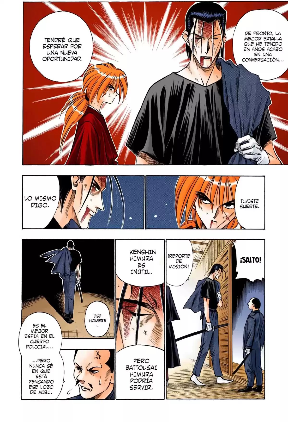 Rurouni Kenshin Full Color Capitulo 55: Okubo aparece página 4