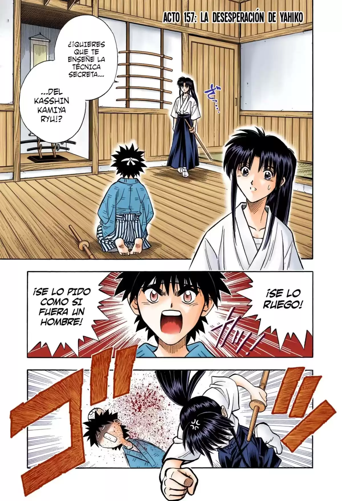 Rurouni Kenshin Full Color Capitulo 157: La desesperación de Yahiko página 1