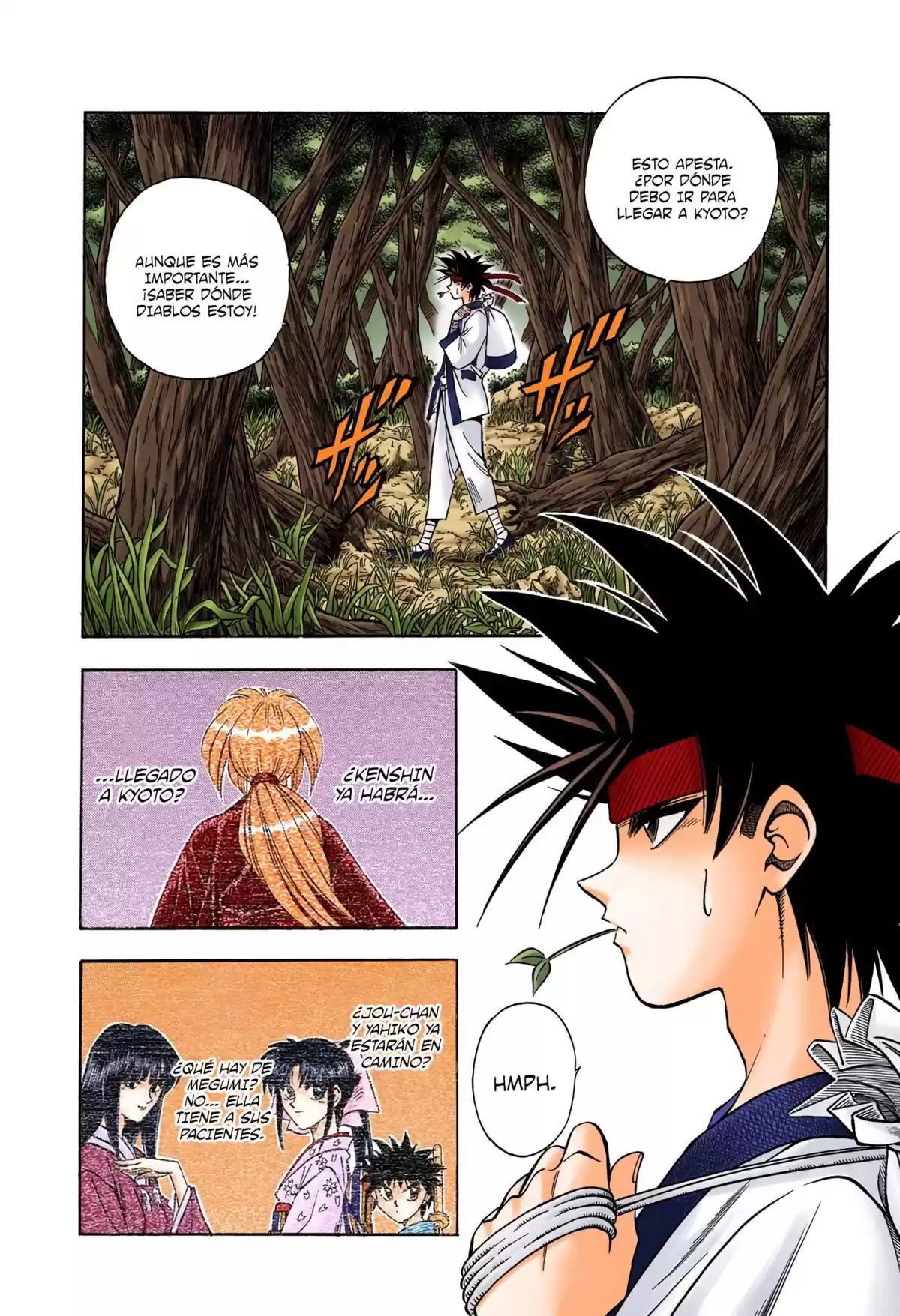 Rurouni Kenshin Full Color Capitulo 72: Encuentro en el bosque (1) página 2