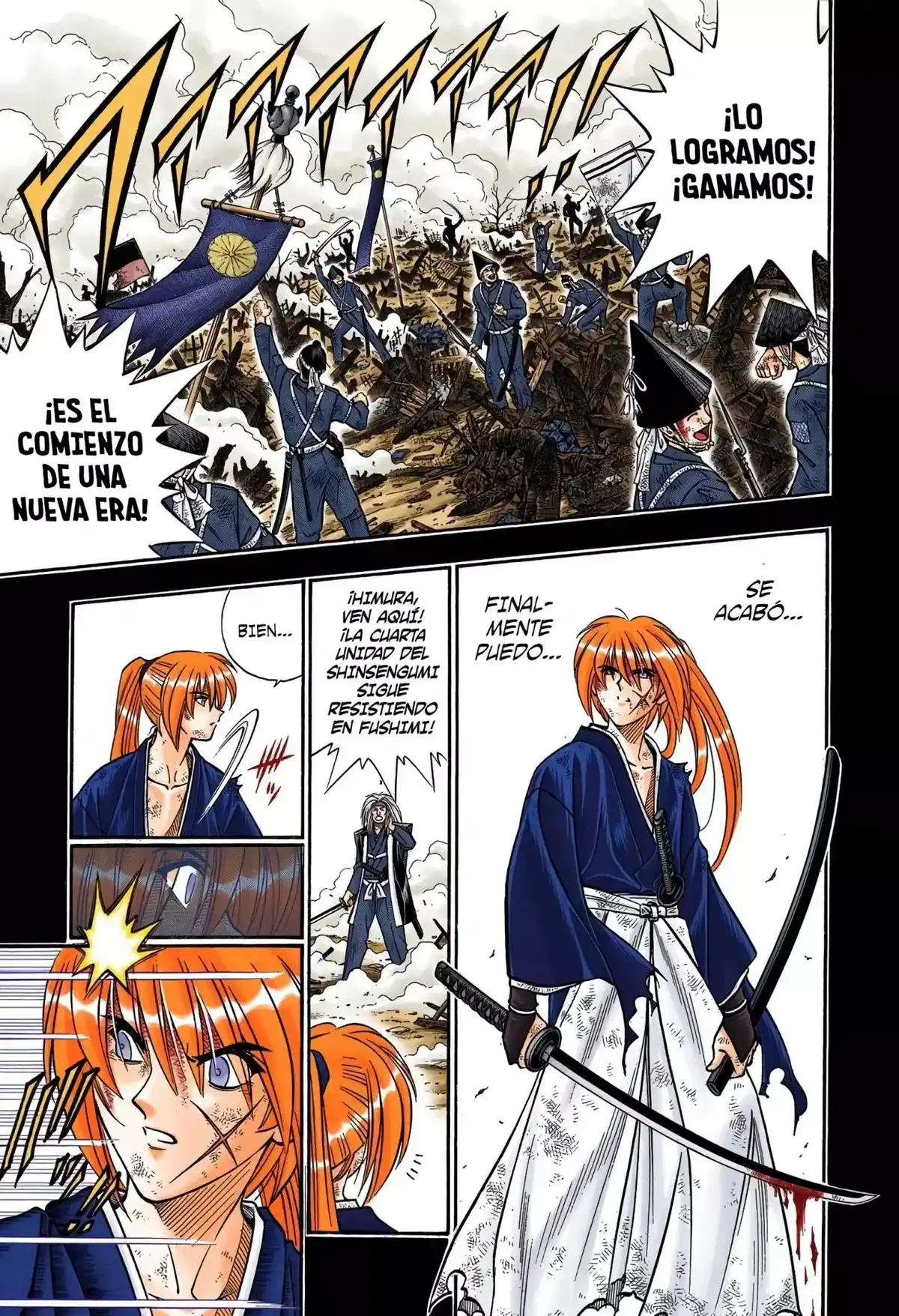 Rurouni Kenshin Full Color Capitulo 180: Cae la noche página 3