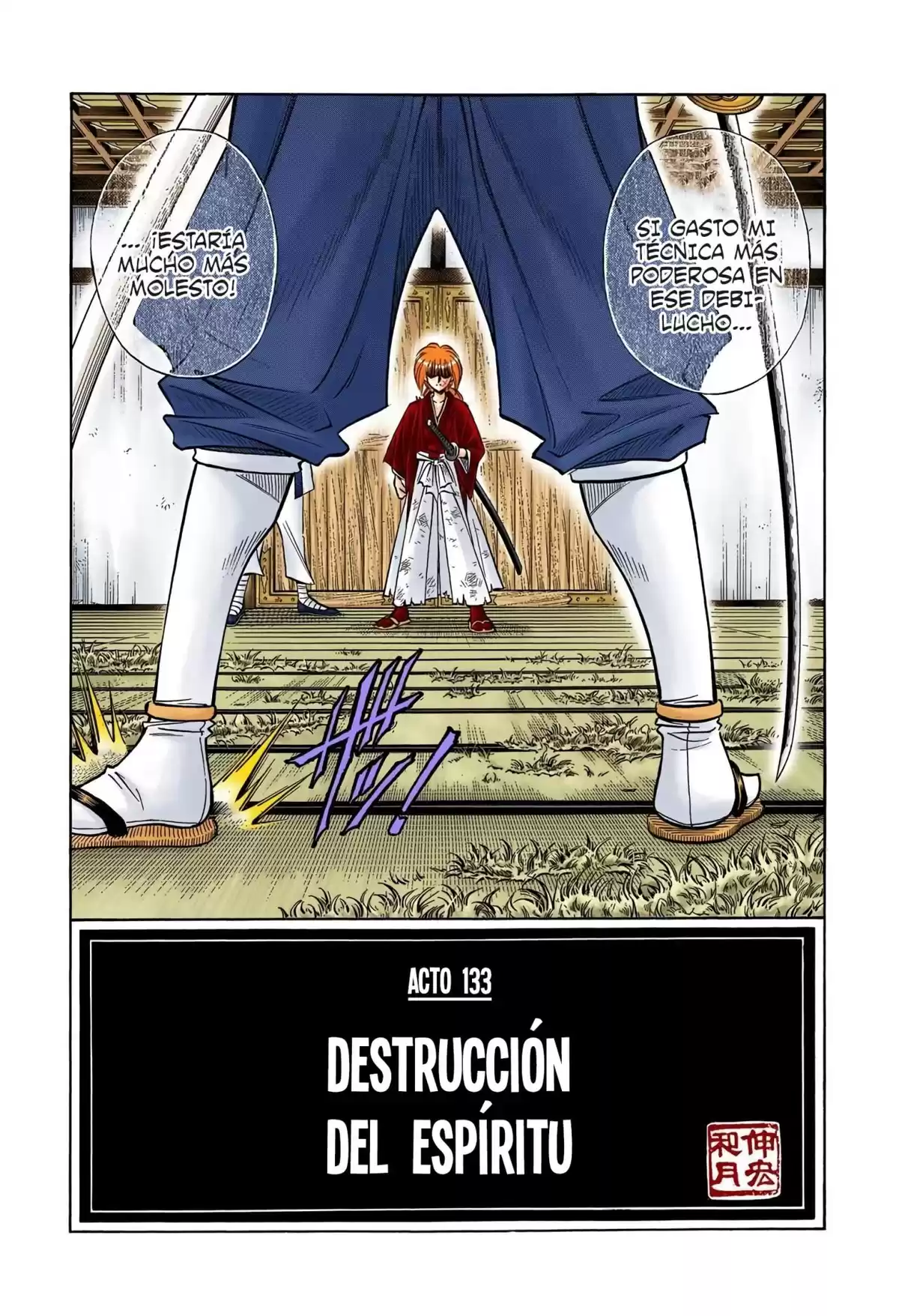 Rurouni Kenshin Full Color Capitulo 133: Destrucción del espíritu página 3