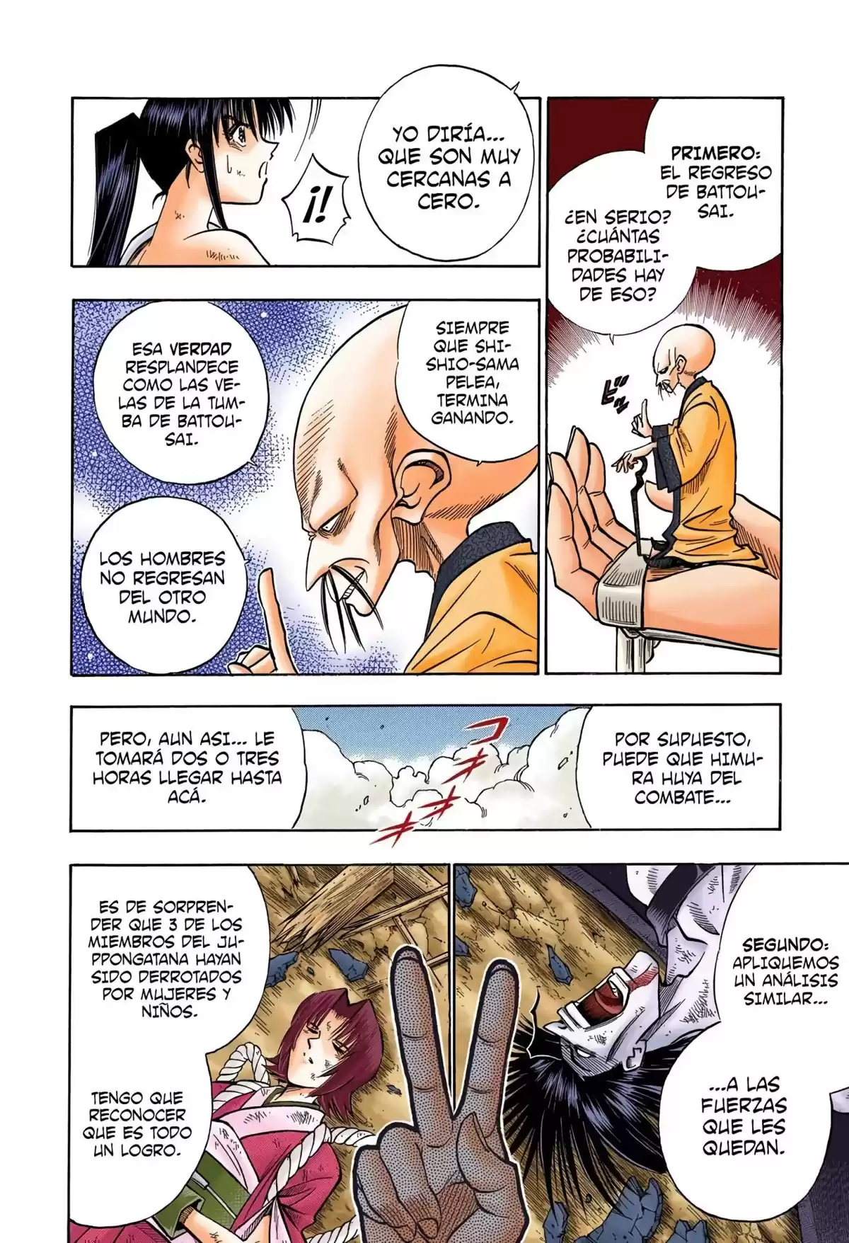 Rurouni Kenshin Full Color Capitulo 125: ¡Descendiendo! página 10