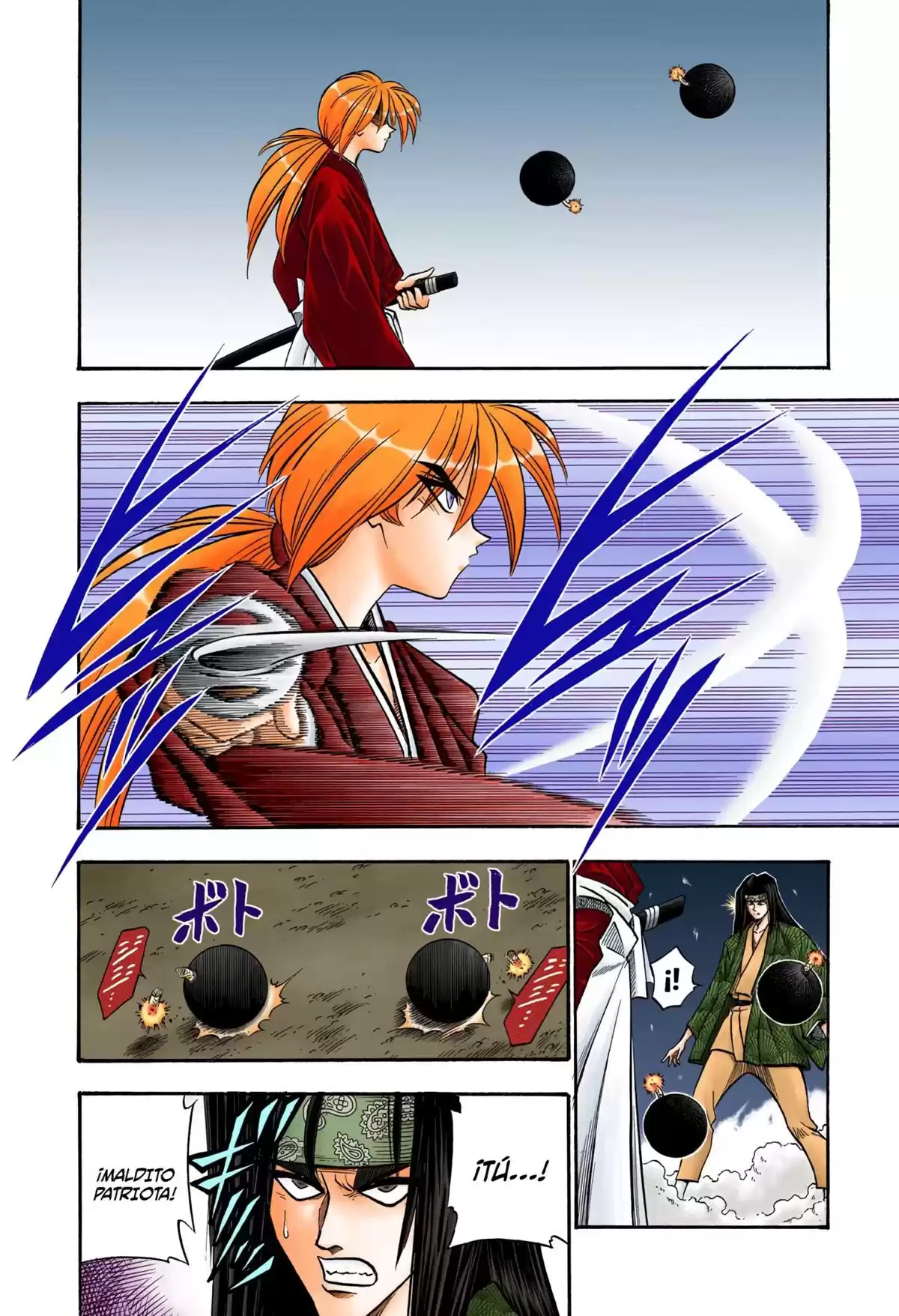 Rurouni Kenshin Full Color Capitulo 47: Historia extra: Sanosuke y las pinturas Nishiki (3) página 10