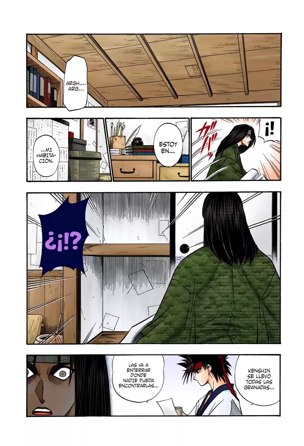 Rurouni Kenshin Full Color Capitulo 47: Historia extra: Sanosuke y las pinturas Nishiki (3) página 14