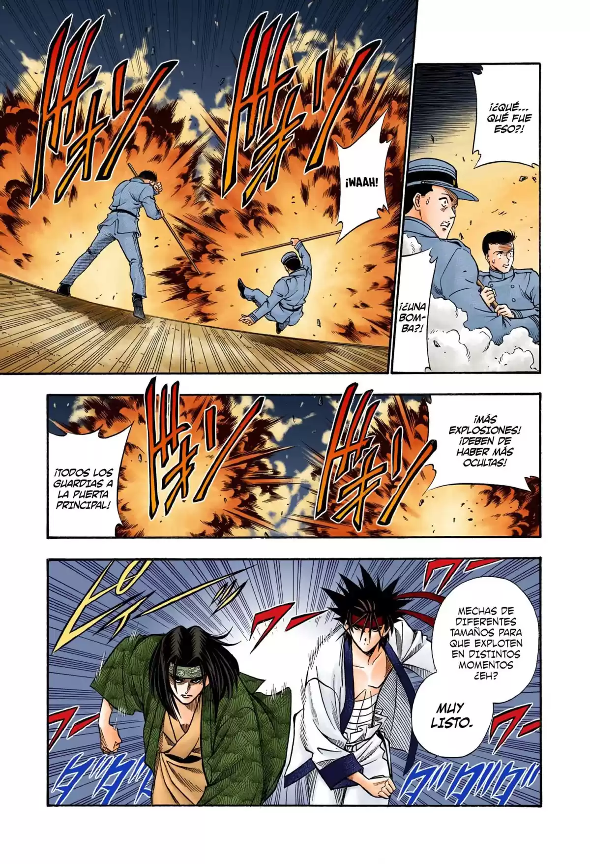 Rurouni Kenshin Full Color Capitulo 47: Historia extra: Sanosuke y las pinturas Nishiki (3) página 3