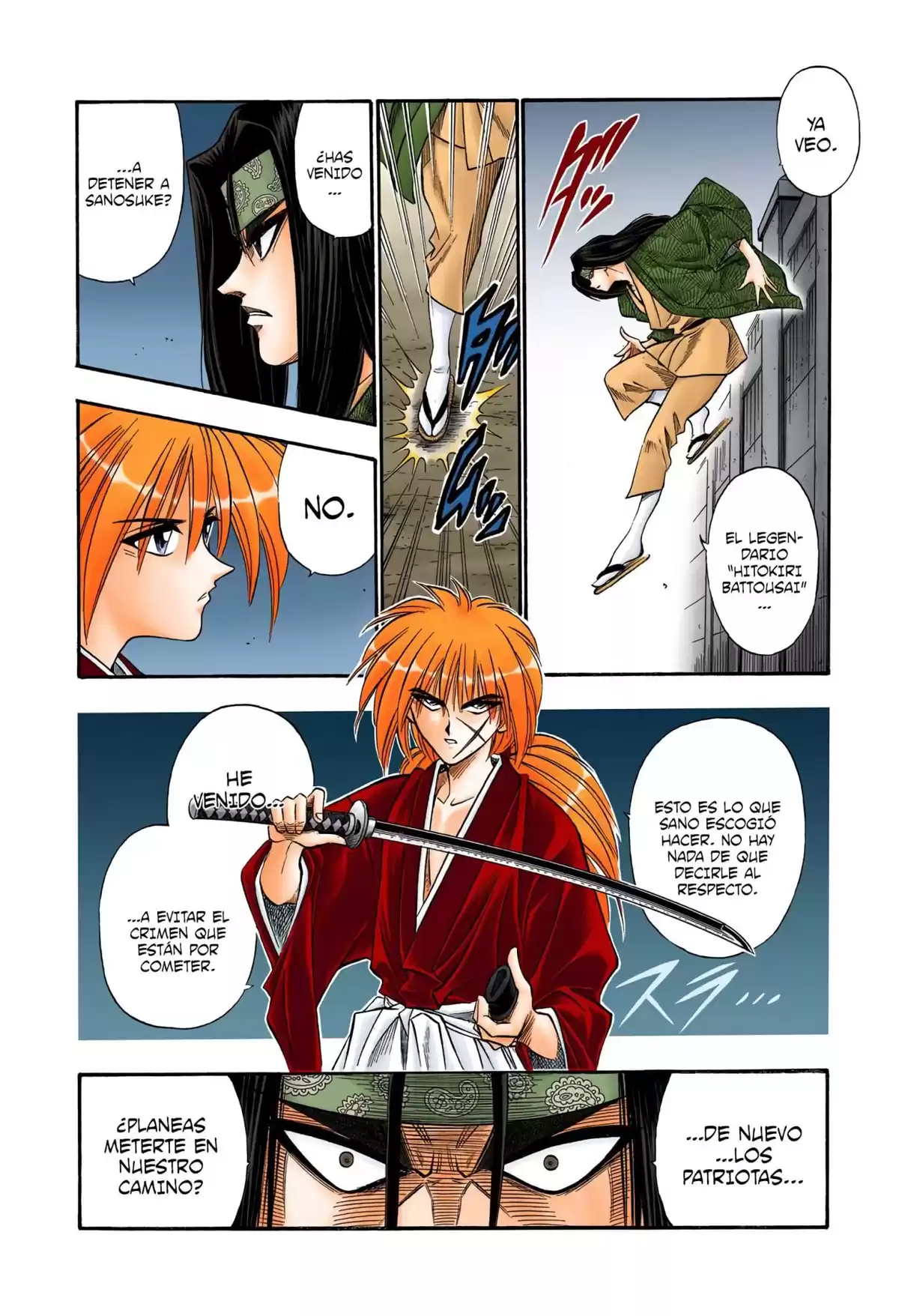 Rurouni Kenshin Full Color Capitulo 47: Historia extra: Sanosuke y las pinturas Nishiki (3) página 8