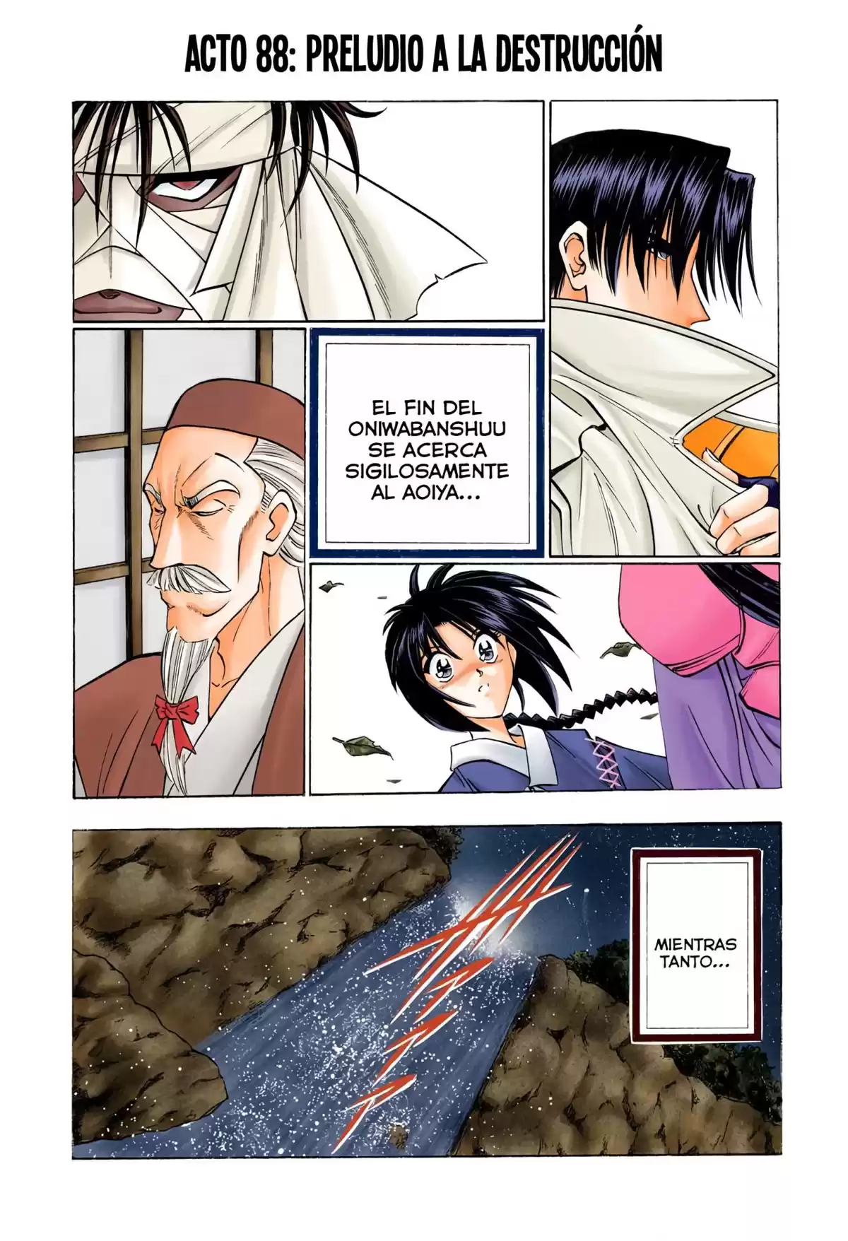 Rurouni Kenshin Full Color Capitulo 88: Preludio a la destrucción página 1