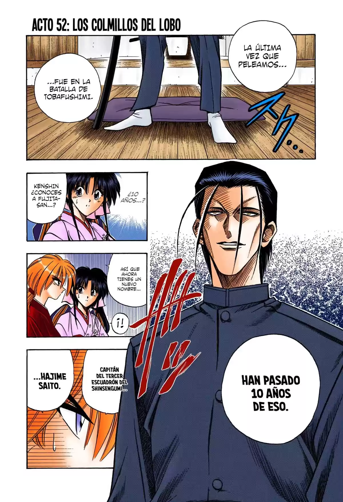 Rurouni Kenshin Full Color Capitulo 52: Los colmillos del lobo página 1