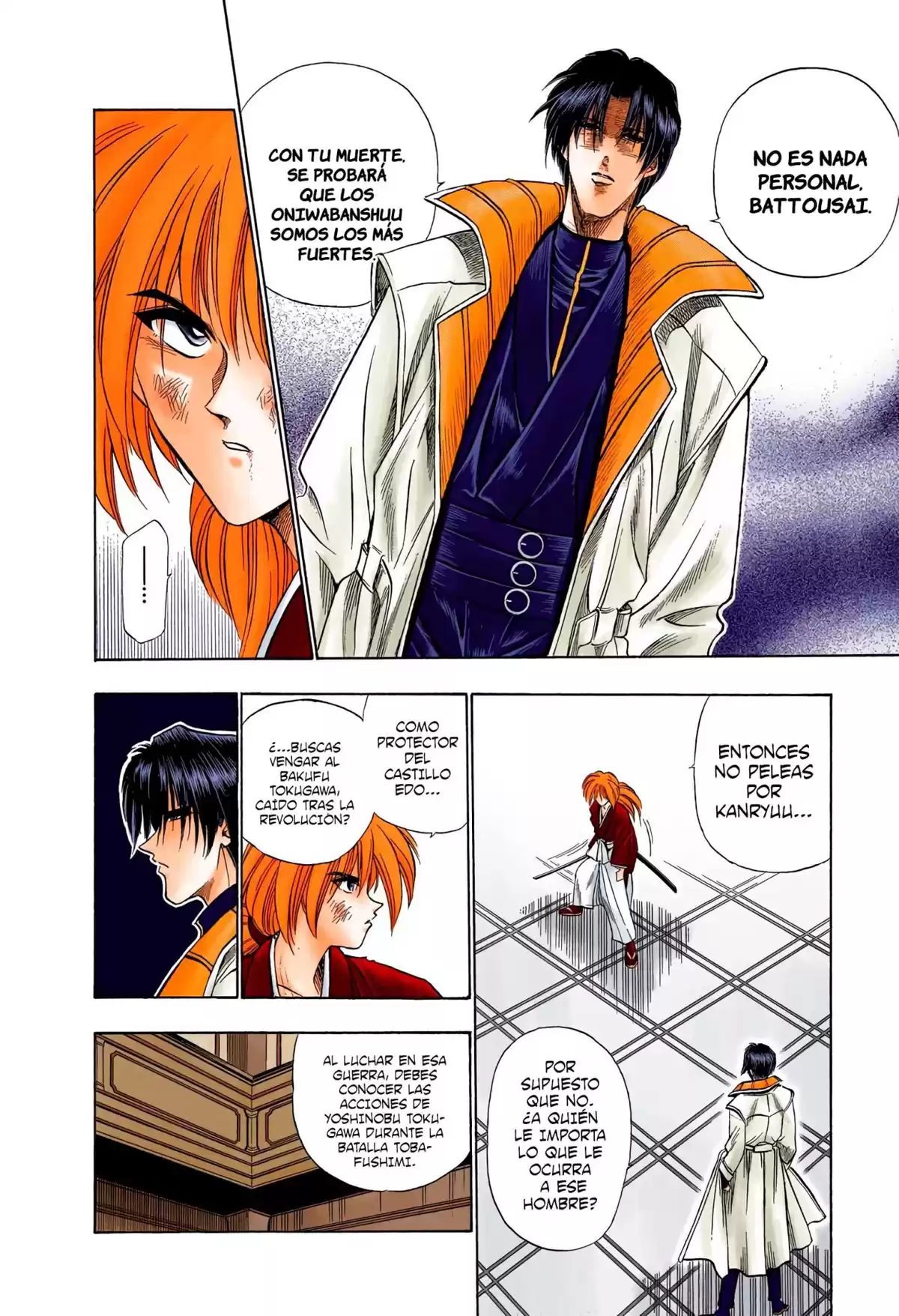 Rurouni Kenshin Full Color Capitulo 26: El Okashira, Aoshi Shinomori página 10