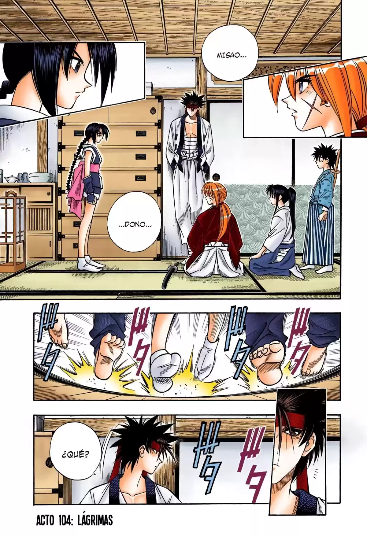 Rurouni Kenshin Full Color Capitulo 104: Lágrimas página 1