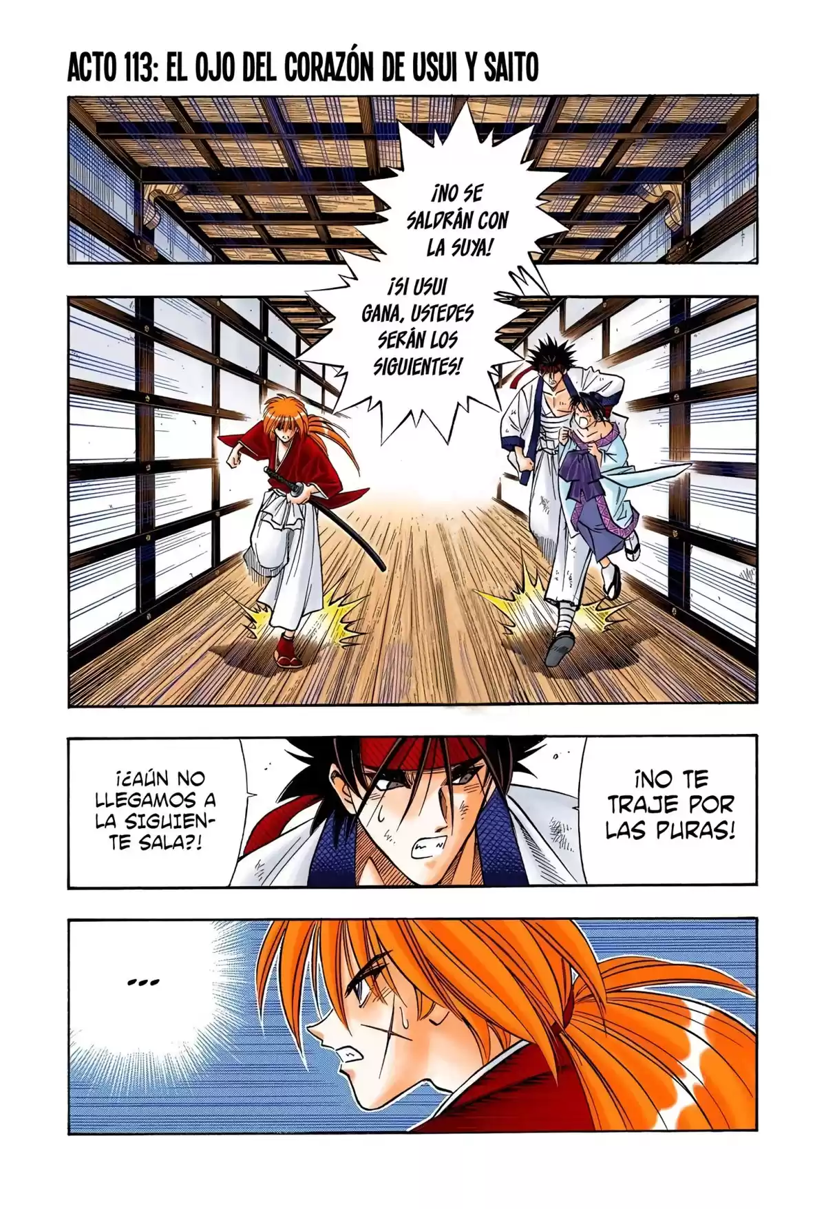 Rurouni Kenshin Full Color Capitulo 113: El ojo del corazón de Usui y Saito página 2