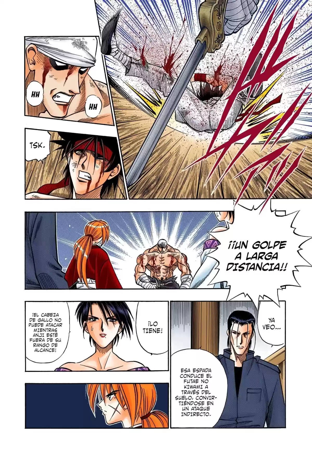 Rurouni Kenshin Full Color Capitulo 111: Conversando con los puños página 8