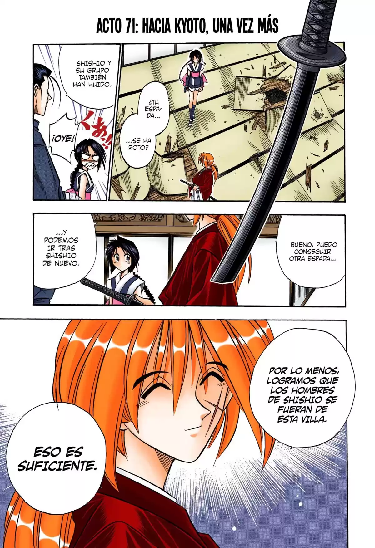 Rurouni Kenshin Full Color Capitulo 71: Hacia Kyoto, una vez más página 1