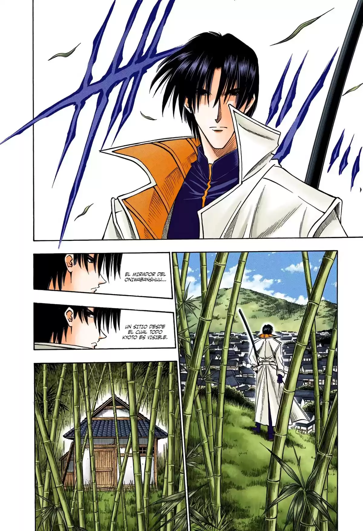 Rurouni Kenshin Full Color Capitulo 89: Aoshi vs Okina página 2