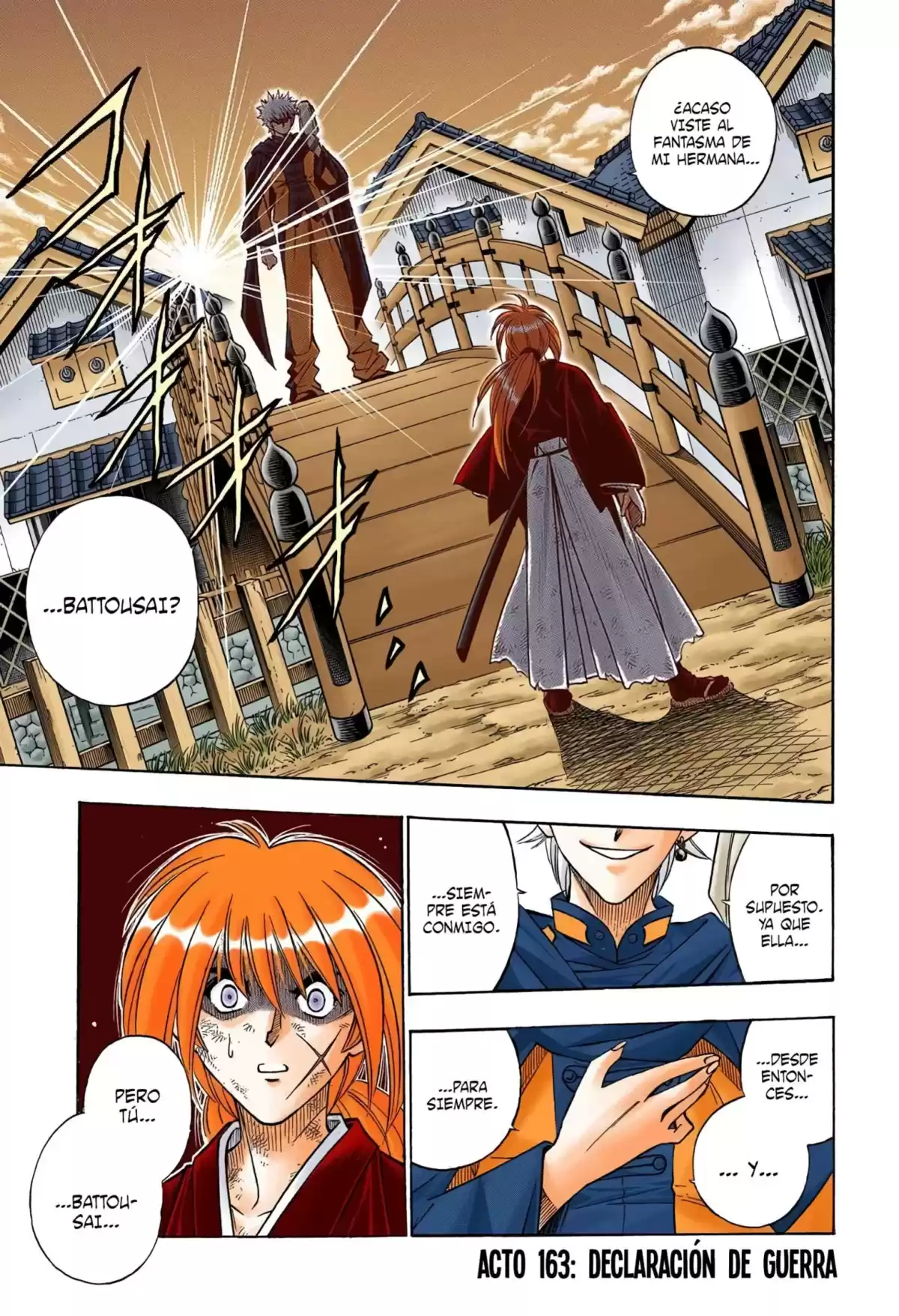 Rurouni Kenshin Full Color Capitulo 163: Declaración de guerra página 1