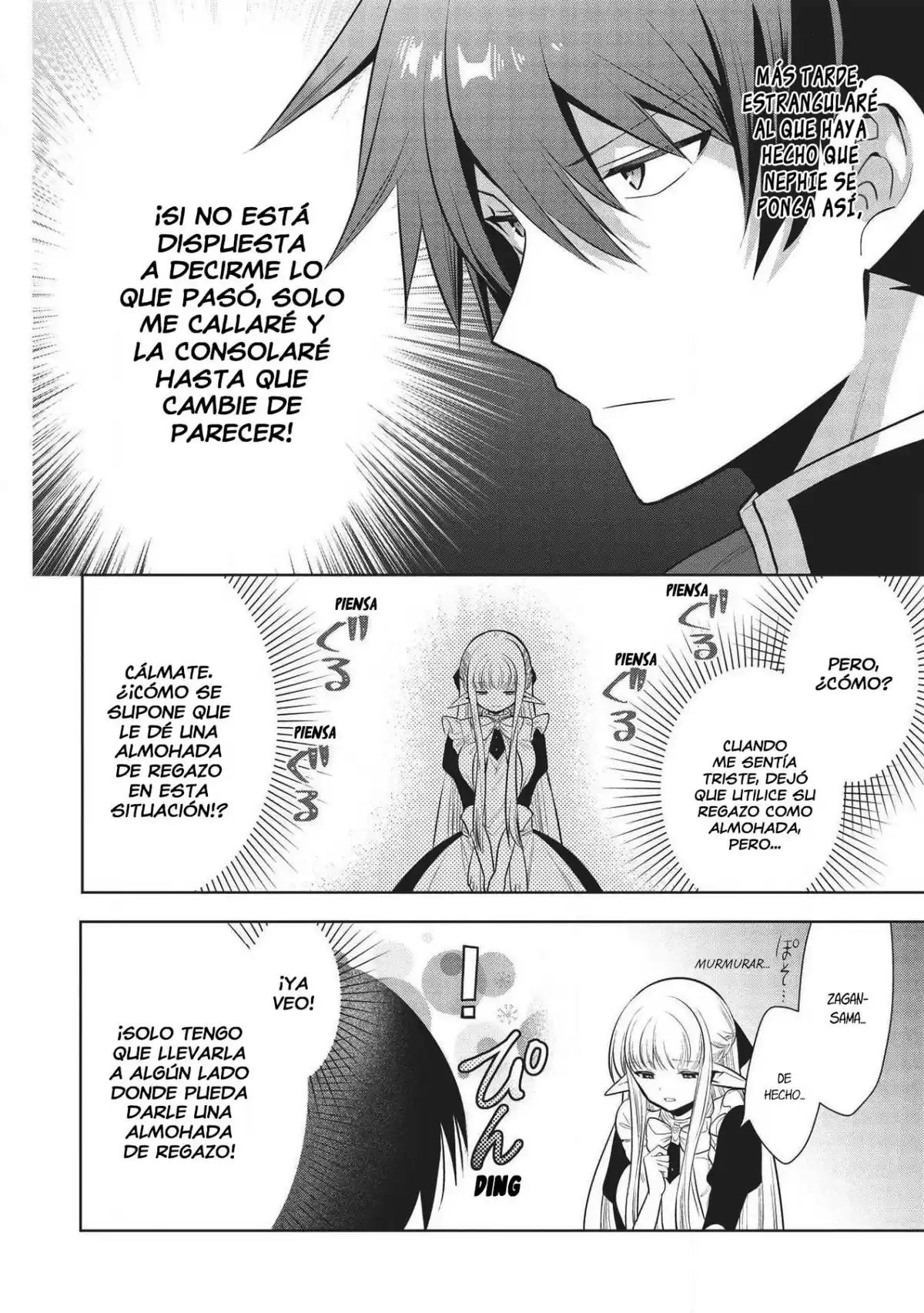 Maou no Ore ga Dorei Elf wo Yome ni Shitanda ga, Dou Medereba Ii? Capitulo 26: Me enojaré, no importa que la persona que levantó su mano sobre mi prometida sea una chica linda (2) página 13