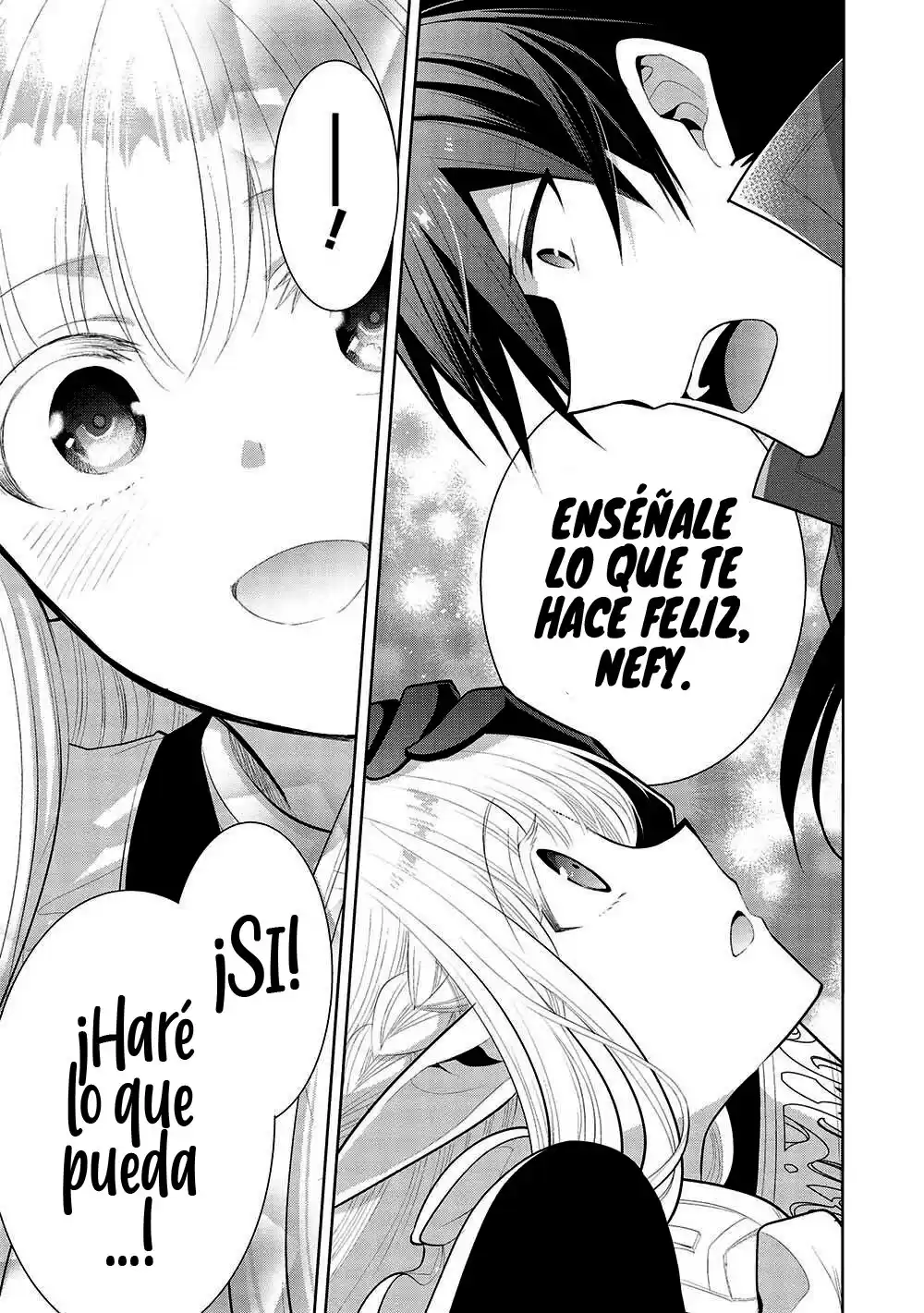 Maou no Ore ga Dorei Elf wo Yome ni Shitanda ga, Dou Medereba Ii? Capitulo 51: Al parecer las parejas que se aman tienen citas, pero ¿qué se debería hacer? Parte 1 página 22