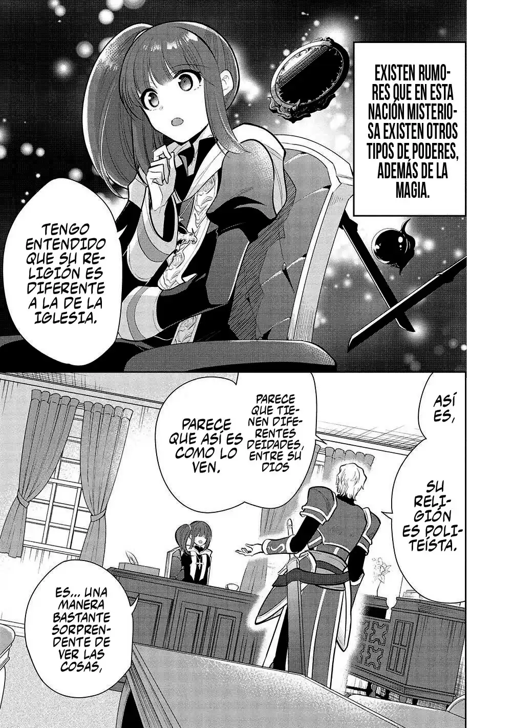 Maou no Ore ga Dorei Elf wo Yome ni Shitanda ga, Dou Medereba Ii? Capitulo 51: Al parecer las parejas que se aman tienen citas, pero ¿qué se debería hacer? Parte 1 página 28