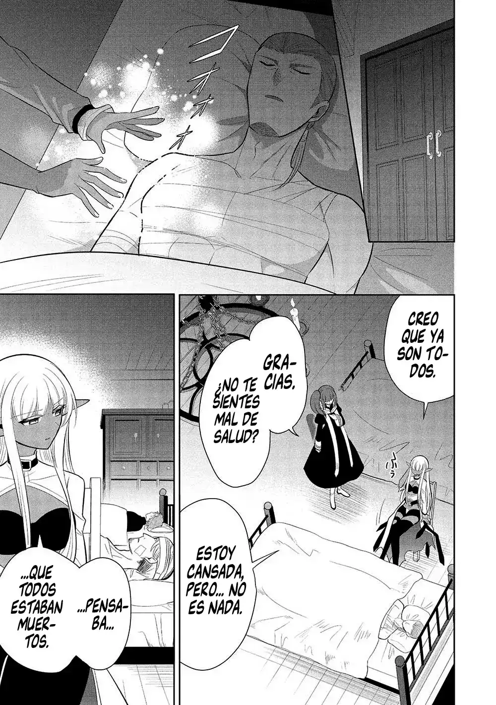 Maou no Ore ga Dorei Elf wo Yome ni Shitanda ga, Dou Medereba Ii? Capitulo 62: El mundo es sorprendentemente amable, pero al mismo tiempo hay muchas cosas que no lo son, después de todo. Parte 4. página 19