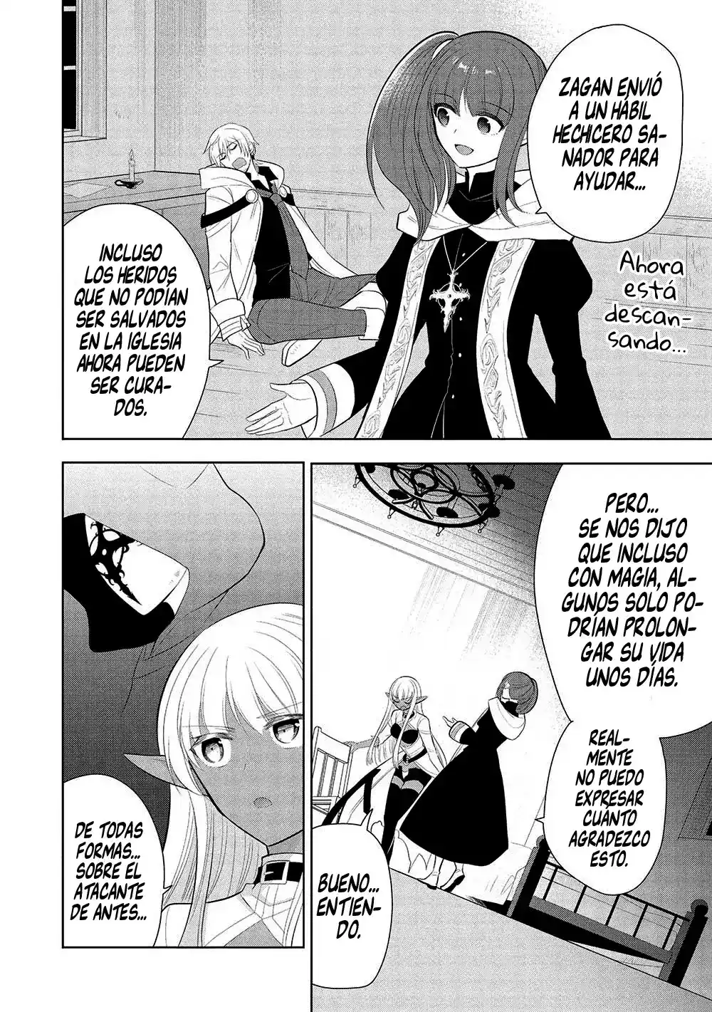 Maou no Ore ga Dorei Elf wo Yome ni Shitanda ga, Dou Medereba Ii? Capitulo 62: El mundo es sorprendentemente amable, pero al mismo tiempo hay muchas cosas que no lo son, después de todo. Parte 4. página 20