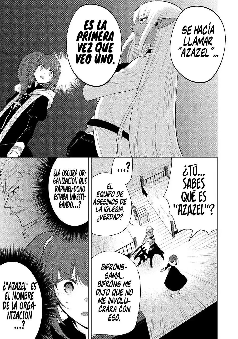 Maou no Ore ga Dorei Elf wo Yome ni Shitanda ga, Dou Medereba Ii? Capitulo 62: El mundo es sorprendentemente amable, pero al mismo tiempo hay muchas cosas que no lo son, después de todo. Parte 4. página 21