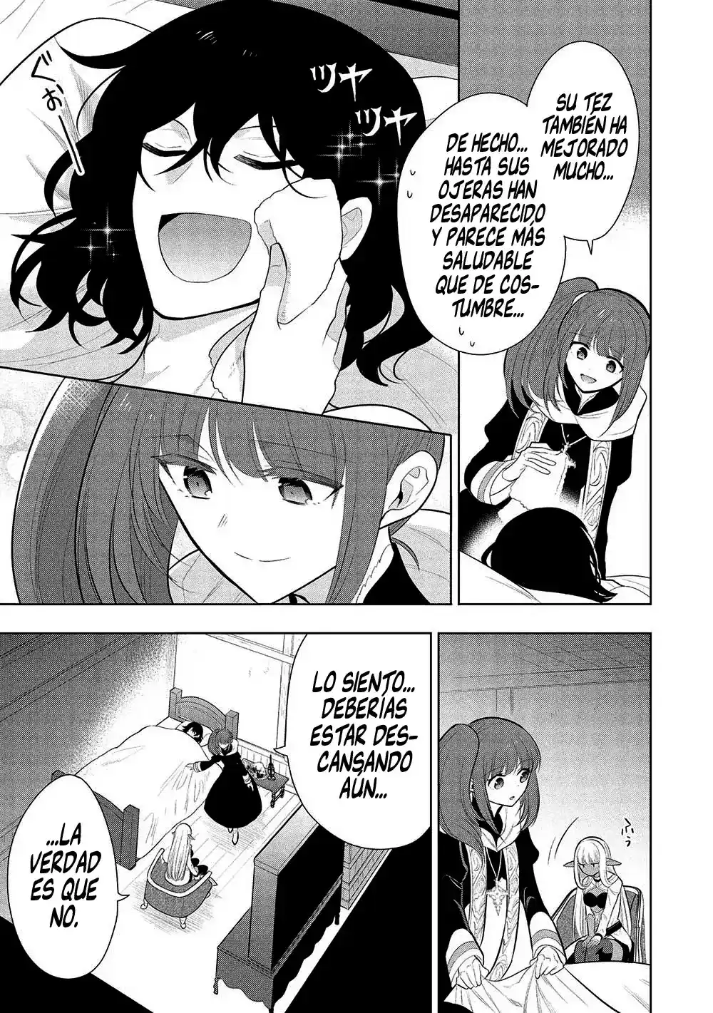 Maou no Ore ga Dorei Elf wo Yome ni Shitanda ga, Dou Medereba Ii? Capitulo 62: El mundo es sorprendentemente amable, pero al mismo tiempo hay muchas cosas que no lo son, después de todo. Parte 4. página 5