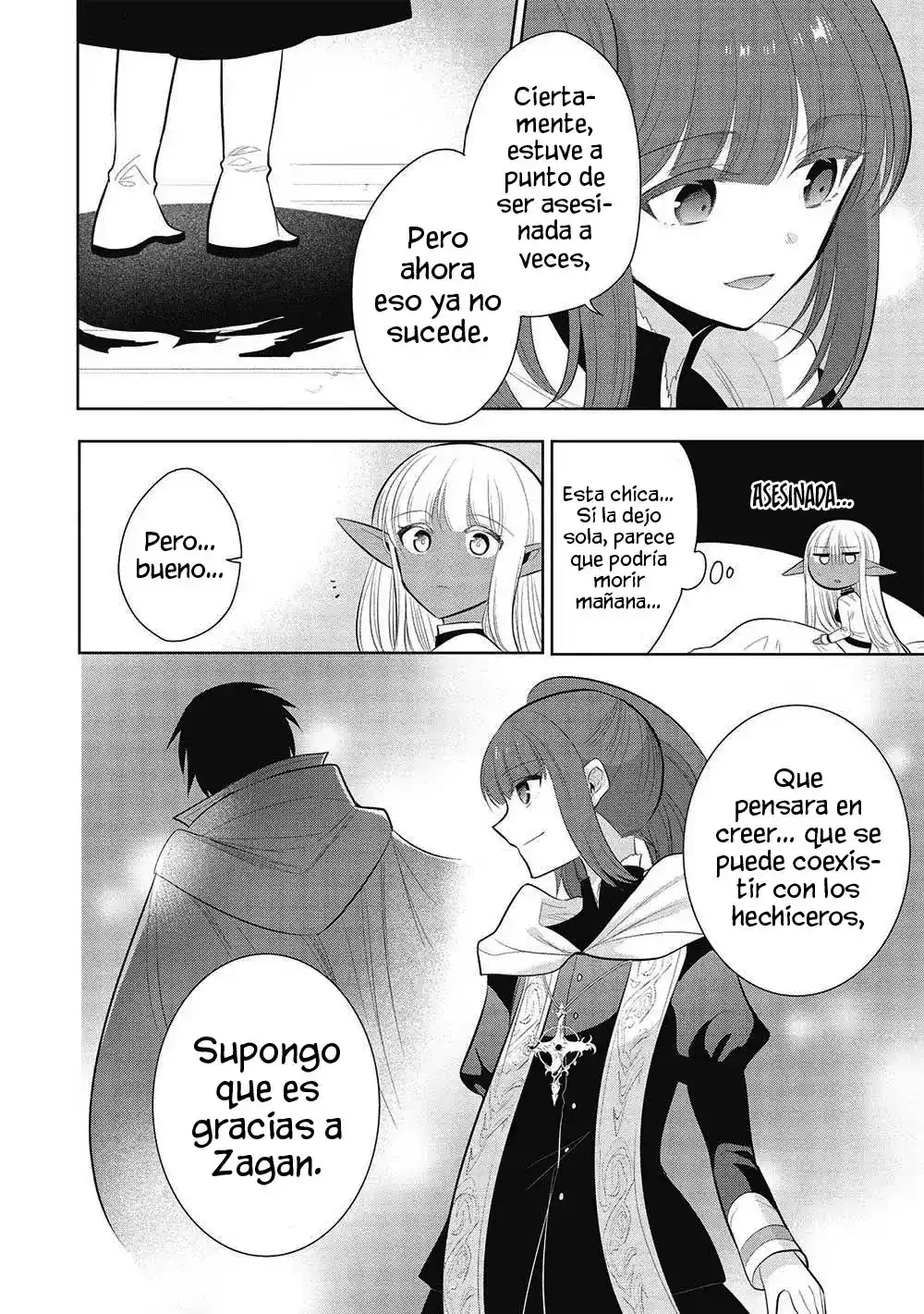 Maou no Ore ga Dorei Elf wo Yome ni Shitanda ga, Dou Medereba Ii? Capitulo 60: El mundo es sorprendentemente amable, pero al mismo tiempo hay muchas cosas que no lo son, después de todo. Parte 2. página 10