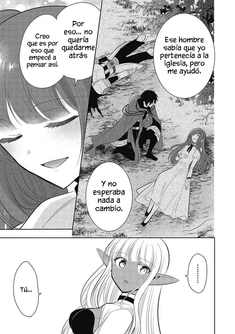 Maou no Ore ga Dorei Elf wo Yome ni Shitanda ga, Dou Medereba Ii? Capitulo 60: El mundo es sorprendentemente amable, pero al mismo tiempo hay muchas cosas que no lo son, después de todo. Parte 2. página 11