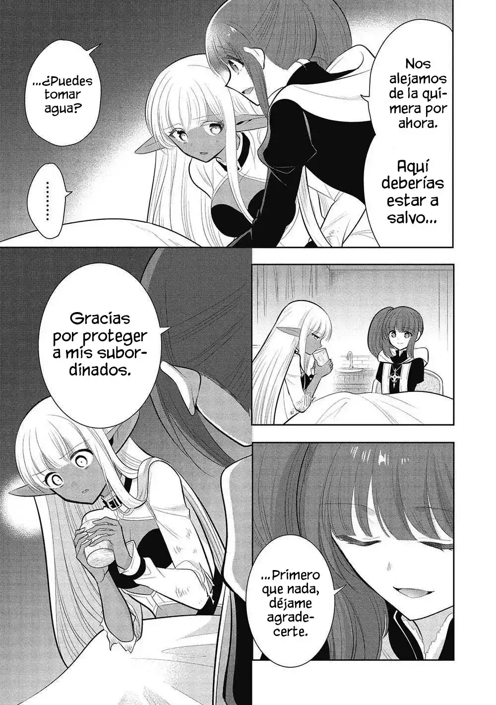 Maou no Ore ga Dorei Elf wo Yome ni Shitanda ga, Dou Medereba Ii? Capitulo 60: El mundo es sorprendentemente amable, pero al mismo tiempo hay muchas cosas que no lo son, después de todo. Parte 2. página 5