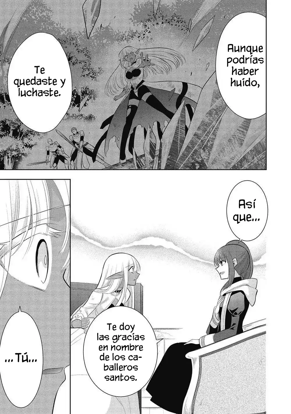 Maou no Ore ga Dorei Elf wo Yome ni Shitanda ga, Dou Medereba Ii? Capitulo 60: El mundo es sorprendentemente amable, pero al mismo tiempo hay muchas cosas que no lo son, después de todo. Parte 2. página 7