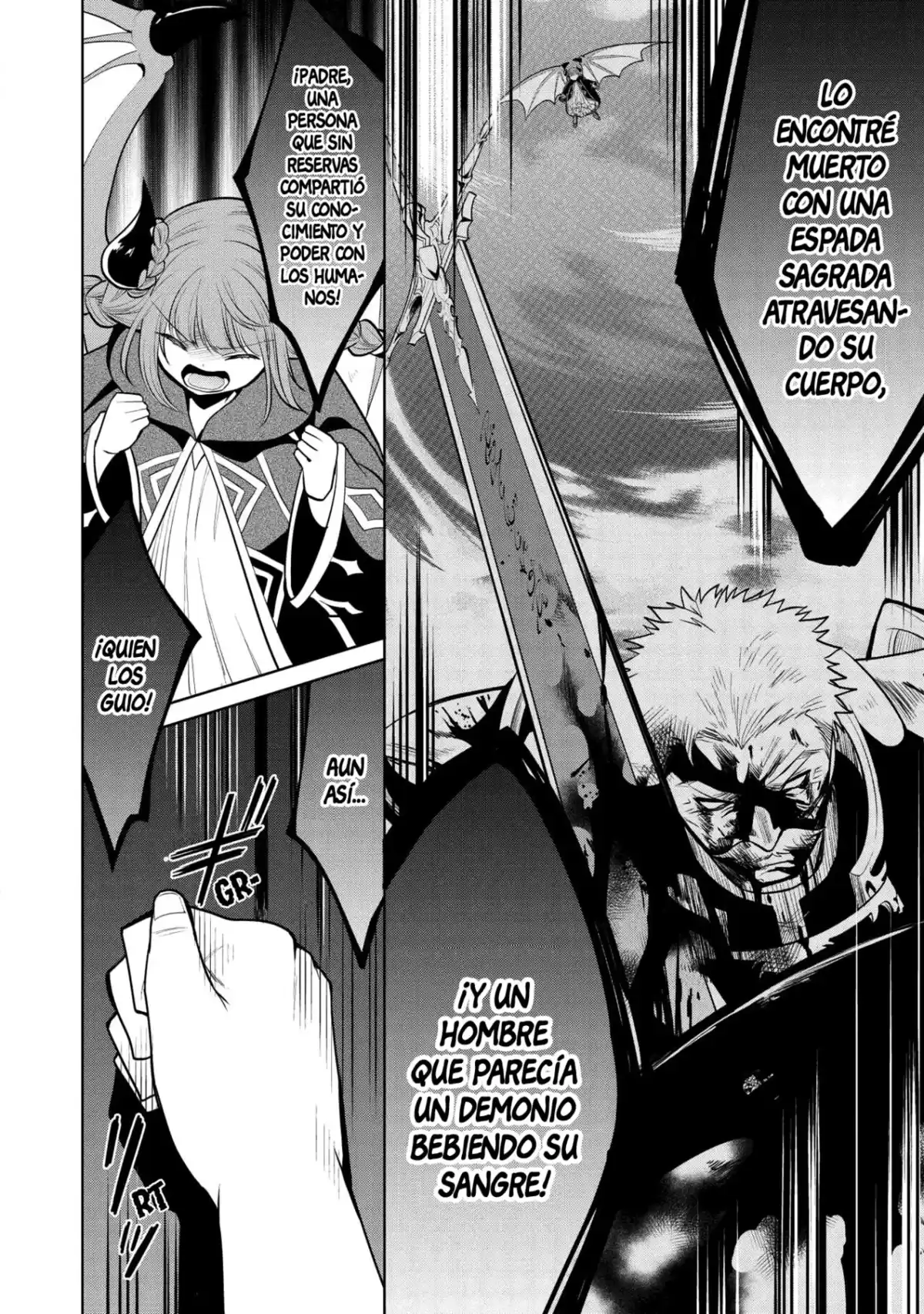 Maou no Ore ga Dorei Elf wo Yome ni Shitanda ga, Dou Medereba Ii? Capitulo 21: Aún así, derrotar al mal, es trabajo de un caballero sagrado (1) página 5