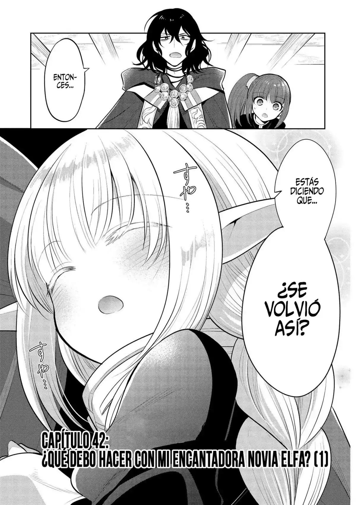 Maou no Ore ga Dorei Elf wo Yome ni Shitanda ga, Dou Medereba Ii? Capitulo 42: ¿Qué debo hacer con mi encantadora novia elfa? (1) página 2