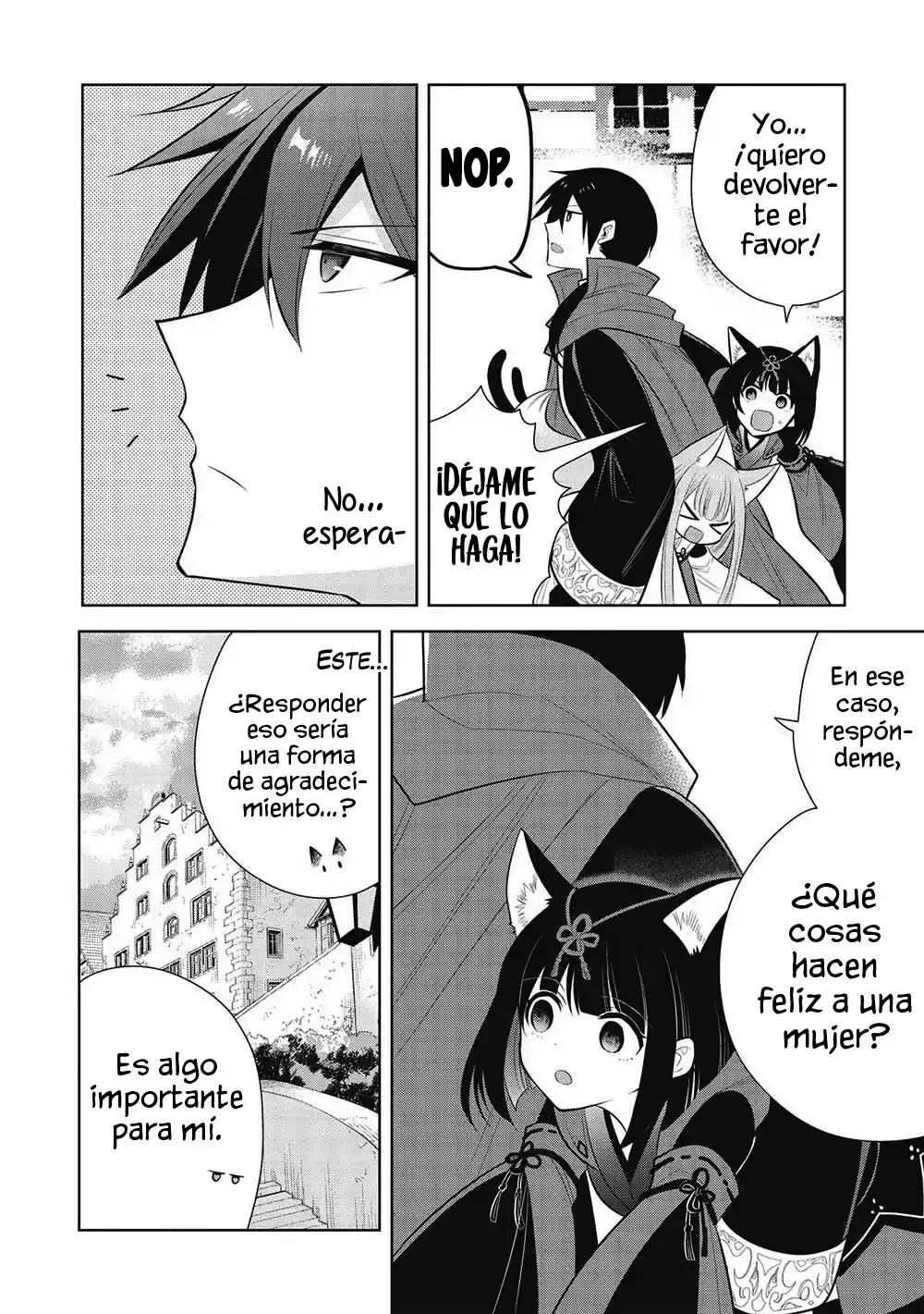 Maou no Ore ga Dorei Elf wo Yome ni Shitanda ga, Dou Medereba Ii? Capitulo 57: Al parecer, antes de empezar una cita, es crucial hacer una inspección preliminar. Parte 4 página 4